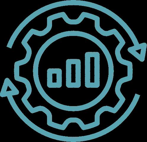 Icon that symbolizes optimization